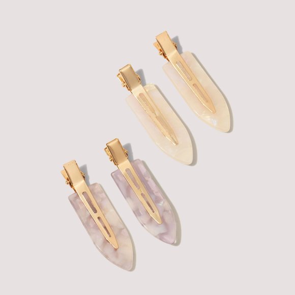 INH Insert Name Here 444 Hair Pin Pack Set of 4 Creaseless Clips - Picture 2 of 6